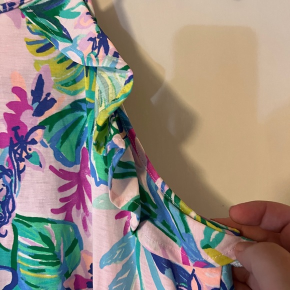 Lilly Pulitzer Billie Dress Mermaid in the Shade Size Medium EUC - Picture 7 of 8